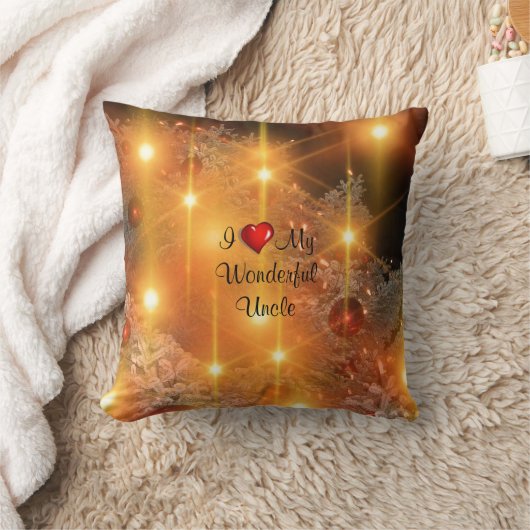 I Love My Wonderful Uncle クッション (ブランケット)