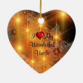 I Love My Wonderful Uncle セラミックオーナメント (裏面)
