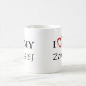 I love my zombies コーヒーマグカップ (中央)