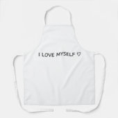 “I Love Myself” All-Over Print Apron – Fun & Affor エプロン (正面)