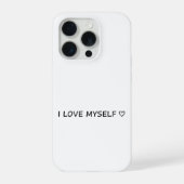 “I Love Myself” Phone Case – Cute & Affordable! iPhoneケース (裏面)