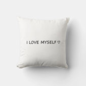 I Love Myself” Pillow – Cozy & Affordable! クッション (正面)