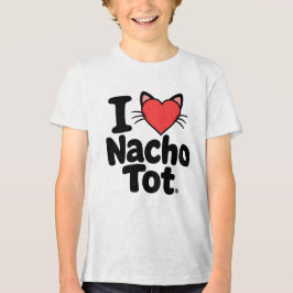 I LOVE NACHO TOT - アラスカ・キャットカフェ トライブレンドTシャツ