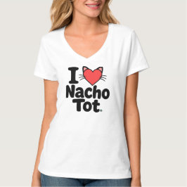 I LOVE NACHO TOT - アラスカ・キャットカフェ Tシャツ