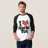 I LOVE NACHO TOT - アラスカ・キャットカフェ Tシャツ (正面フル)