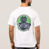 I LOVE NACHO TOT - アラスカ・キャットカフェ Tシャツ (裏面)