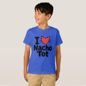 I LOVE NACHO TOT - アラスカ・キャット・カフェ Tシャツ (正面フル)