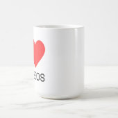 I love nachos コーヒーマグカップ (中央)