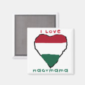 I Love Nagyama Magnet マグネット (正面/裏面)
