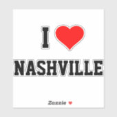I Love Nashville シール (シート)