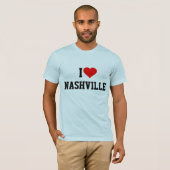 I Love Nashville T-Shirt Tシャツ (正面フル)