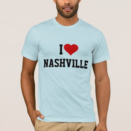 I Love Nashville T-Shirt Tシャツ (正面)