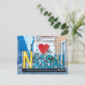 I Love Nassau Bahamasはがき ポストカード (スタンド正面)