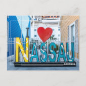 I Love Nassau Bahamasはがき ポストカード (正面)