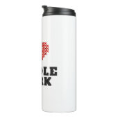 I Love Needlework Cross Stitchハート タンブラー (回転右)