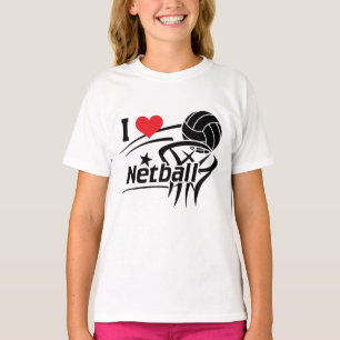 I Love Netball Tシャツ