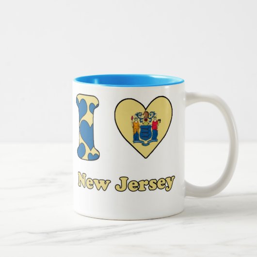 I love New Jersey ツートーンマグカップ (右)