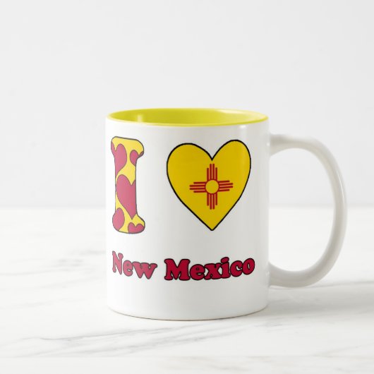 I love New Mexico ツートーンマグカップ (右)