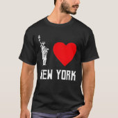 I Love New York Heart T‑Shirt Design Tシャツ (正面)