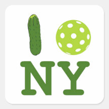I Love New York (Pickleball)シール