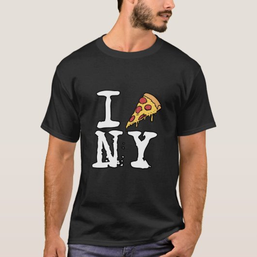I Love New York Pizza Tシャツ (正面)