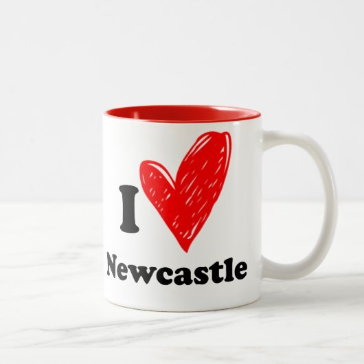 I love Newcastle ツートーンマグカップ (右)
