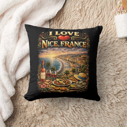 I Love Nice クッション (ブランケット)