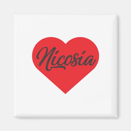 I Love Nicosia – キプロス マグネット (正面)