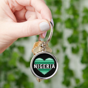 I Love Nigeria,ナイジェリアハート キーホルダー