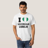I love Nigerian Girls Tシャツ (正面フル)