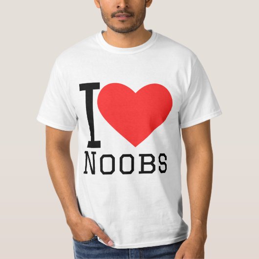I love noobs tシャツ (正面)