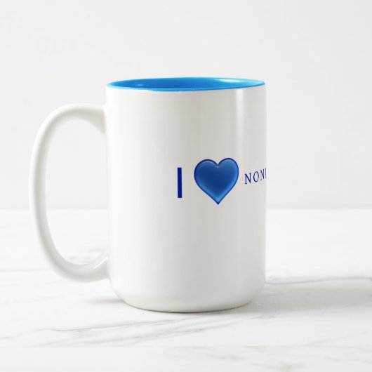 I Love NPM Mug ツートーンマグカップ (左)