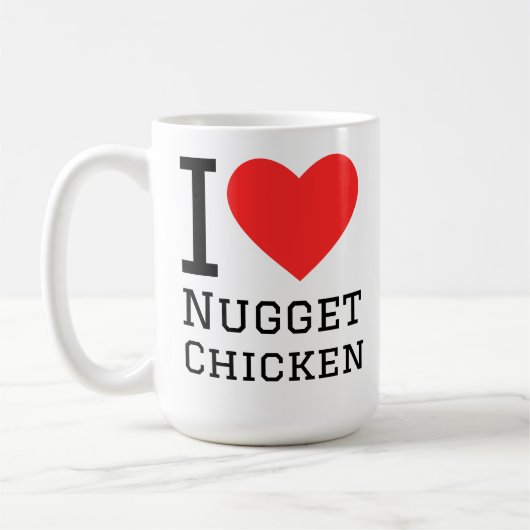I love nugget chicken コーヒーマグカップ (左)