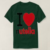 I LOVE NUTELLA  Tシャツ (デザイン正面)