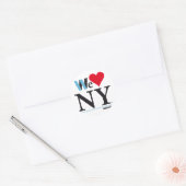 I LOVE NY, WE LOVE NY, DO YOU? ラウンドシール (封筒)
