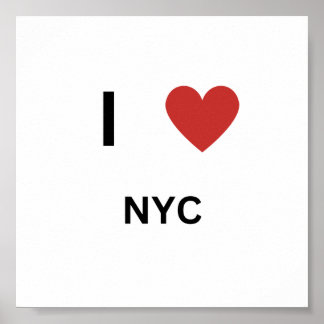 I love NYC ポスター