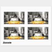 I Love NYC - New York Taxi 長方形シール (シート)