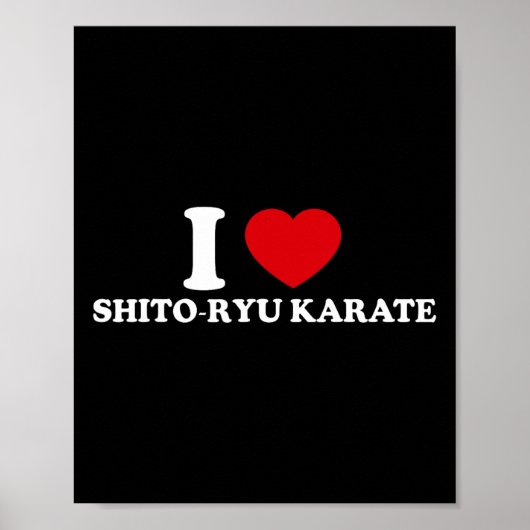 I Love O-ryu Karate  ポスター (正面)