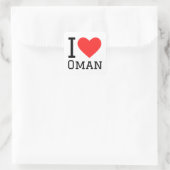 I love oman スクエアシール (バッグ)