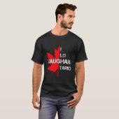I love Ontario Canada Vaughan Maple Leaf Distresse Tシャツ (正面フル)