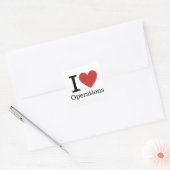 I Love ❤️ Operations - Operations Dept. – ステッカー (封筒)