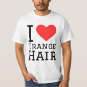 I love orange hair tシャツ (正面)