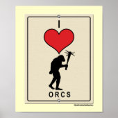 I Love Orcs ポスター (正面)