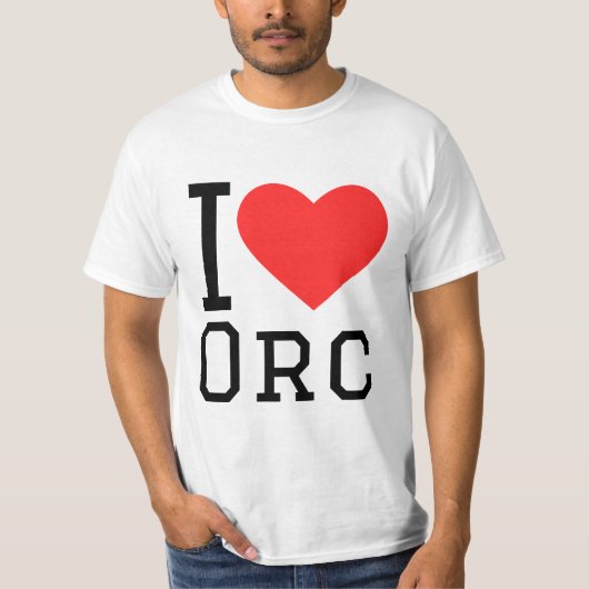 I love orcs tシャツ (正面)