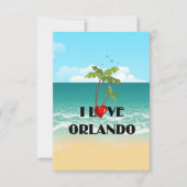 I Love Orlando, Floridaテンプレート カード (正面)