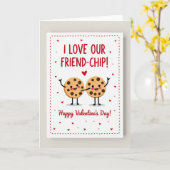 I Love Our Friend Chip Valentine Card カード (黄色い花)