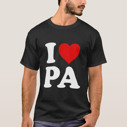 I Love Pa He Pennsylvania Tシャツ (正面)