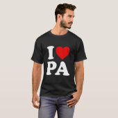 I Love Pa He Pennsylvania Tシャツ (正面フル)