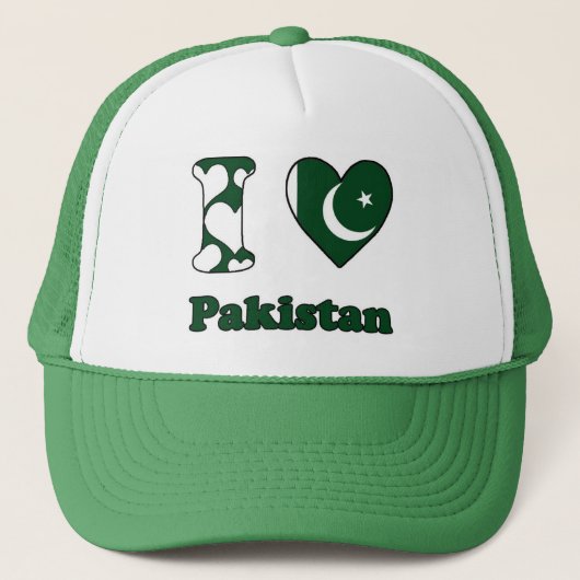 I love Pakistan キャップ (正面)