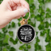 I Love Palestine My Homeland Customizable Keychain キーホルダー (手)